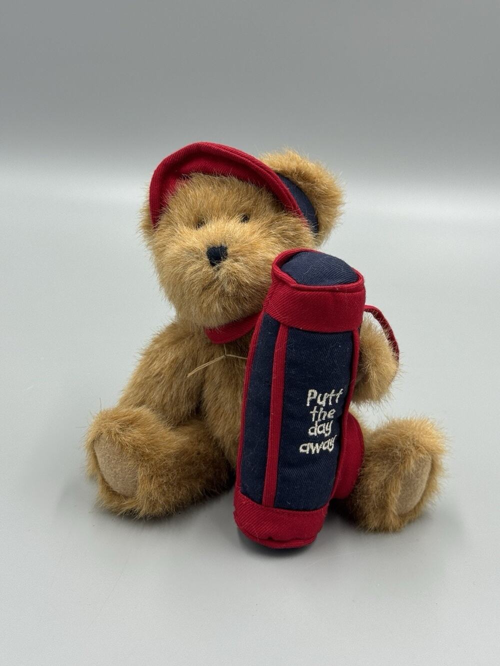 Boyds Bears Holen One Plush Golf Putt The Day Away Putter Golf Ball 8 Inch